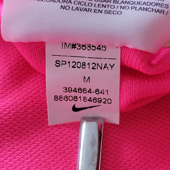 Nike Golf Tour Performance Dri Fit Pink Sleeveless Shirt - Picture 8 of 9